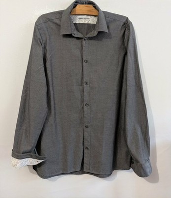 Graues Hemd Baumwolle Fit Gr.40 Jules (4601007)