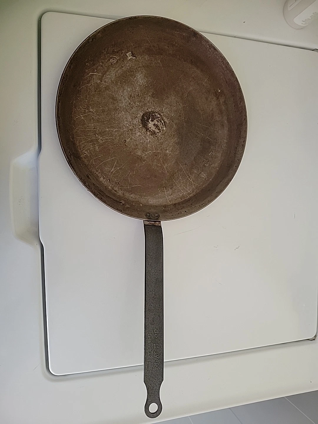 De BuyervFrance Crepe Omelette Tortilla Pan Carbon Steel