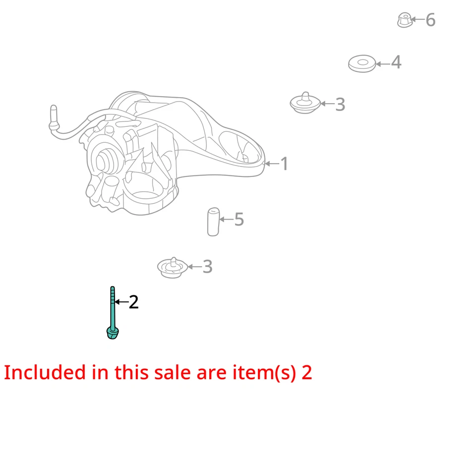 1992-2006 CADILLAC CHEVROLET DEVILLE VENTURE 5PK PARAFUSO FRT BPR IMP 20728760 - Imagem 2 de 3