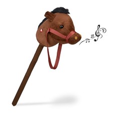 Steckenpferd Pferd Stockpferd Spielpferd Kinderpferd Stabpferd mit Sound Kinder