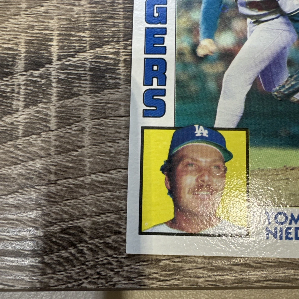 Tom Niedenfuer 1984 Topps Los Angeles Dodgers #112 R320D 17 - Image 2 of 4