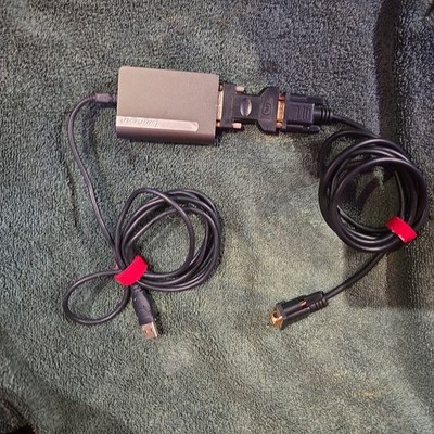 IOGEAR GUC2020DW6 DisplayLink External DVI Video Card USB 2.0
