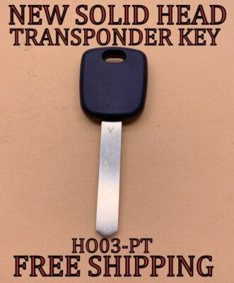 NEW SOLID HEAD TRANSPONDER MASTER KEY FOR 2007 2008 2009 2010 ACURA TL HO03-PT