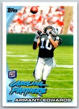 2010 TOPPS ARMANTI EDWARDS RC CAROLINA PANTHERS #315