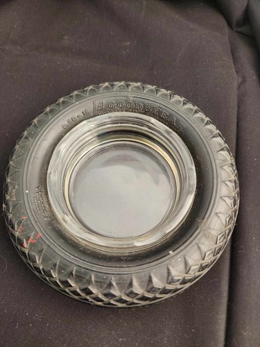 Posacenere pubblicitario pneumatici vintage Goodyear Superlux