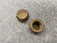 2Pcs LEE 3/8" Brass Cap Fitting Made in USA
