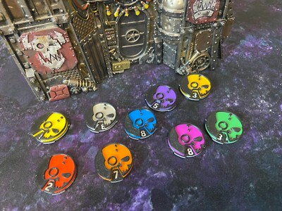 5x Kill Team Wound Trackers Set - Wunden 1-20 - 40k Warhammer