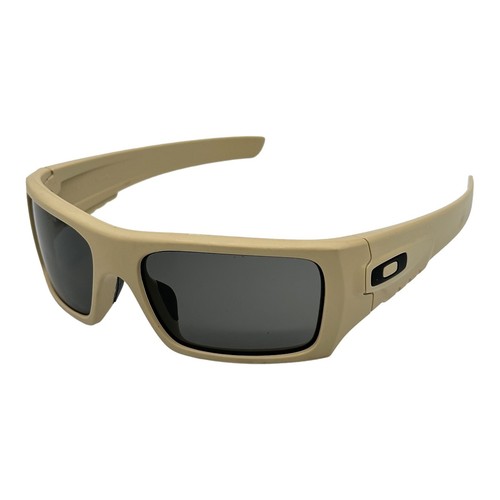 Oakley SI Ballistic Det Cord Desert Tan Grey Lens Sunglasses Safety Z87