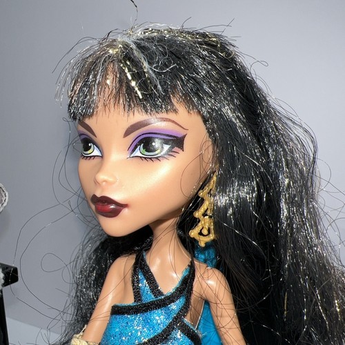 Monster High First Wave Gold Elastic Cleo De Nile And Deuce Gorgon Doll Set Pets - Bild 16 von 23
