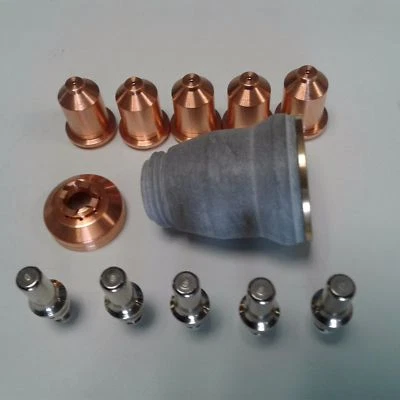 TECMO 12PC SHIELDED CONSUMABLE KIT FITS PRIMEWELD CUT 60 PLASMA CUTTER IPT60 TORCH