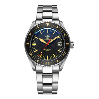 Mens Pilot Diver Automatic Mechanical Watch 200M Waterproof Japan NH35A Movement