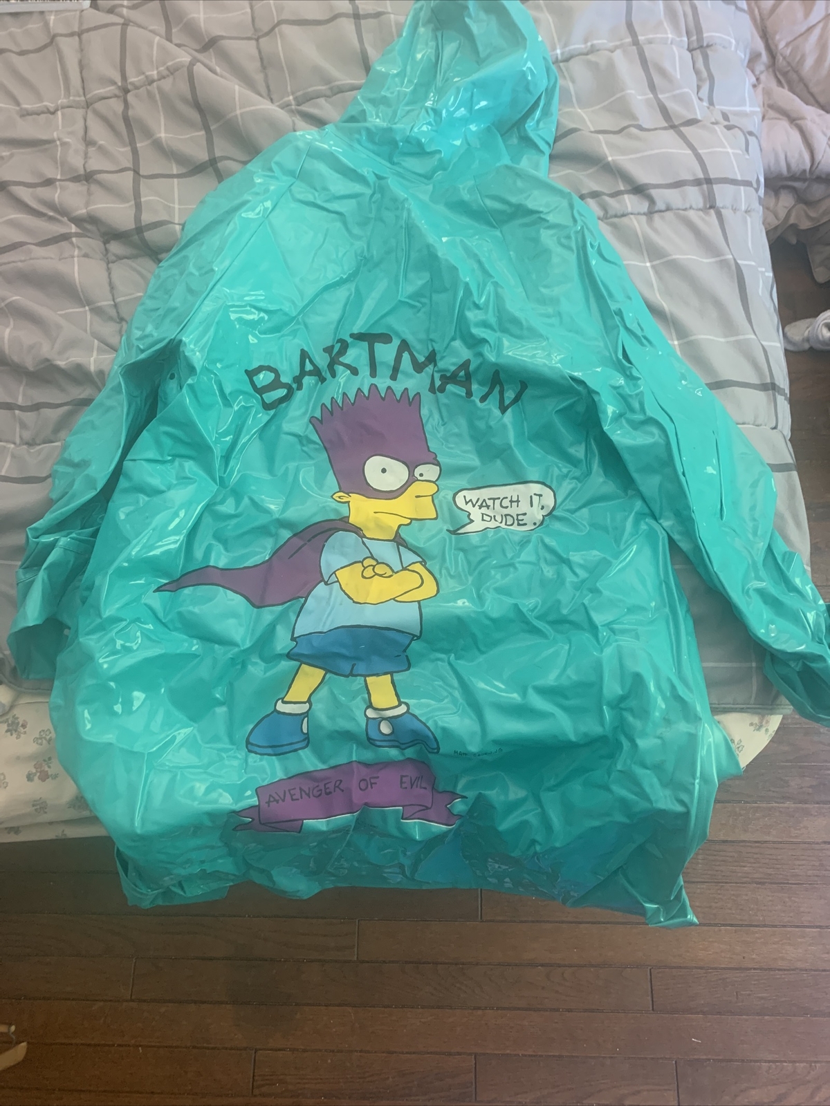 simpsons rain jacket - image 1