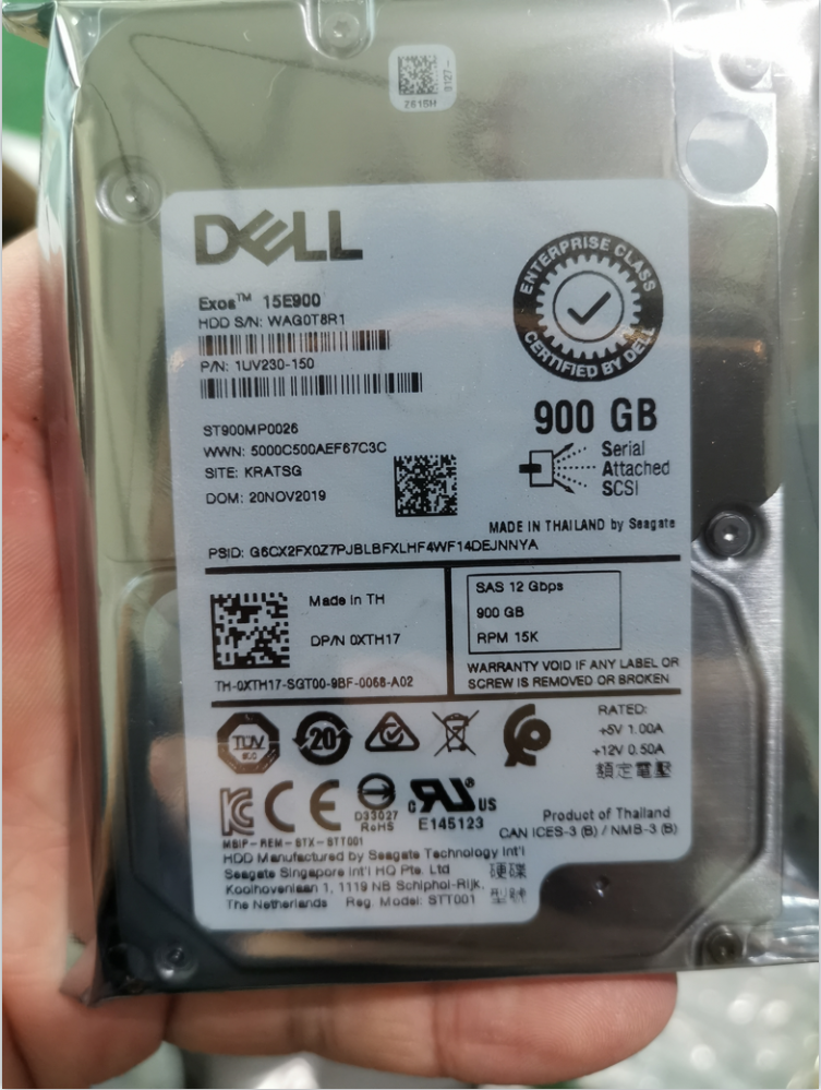 Dell ST900MP0026 1UV230-150 0XTH17 900GB 15K RPM 12Gb/s 2.5