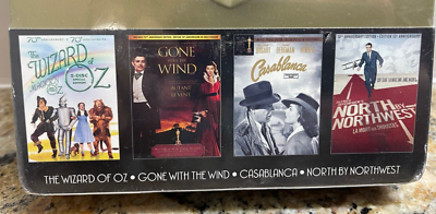 Classics DVD Set Wizard of Oz, Gone with the Wind Casablanca North