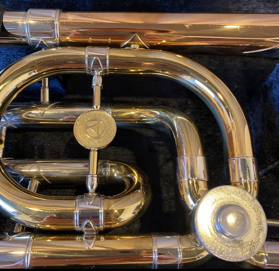 HOLTON TENOR BASS TROMBONE BELL CUT WITH CASE eBay