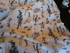 Pottery Barn Dr. Suess crib fitted sheet photo shoot sample