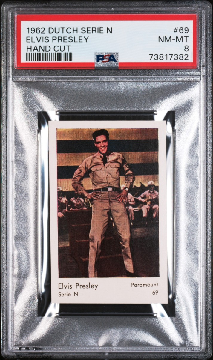 Elvis Presley 1962 Dutch Serie N #69 PSA 8 POP 1. ONE HIGHER! | eBay