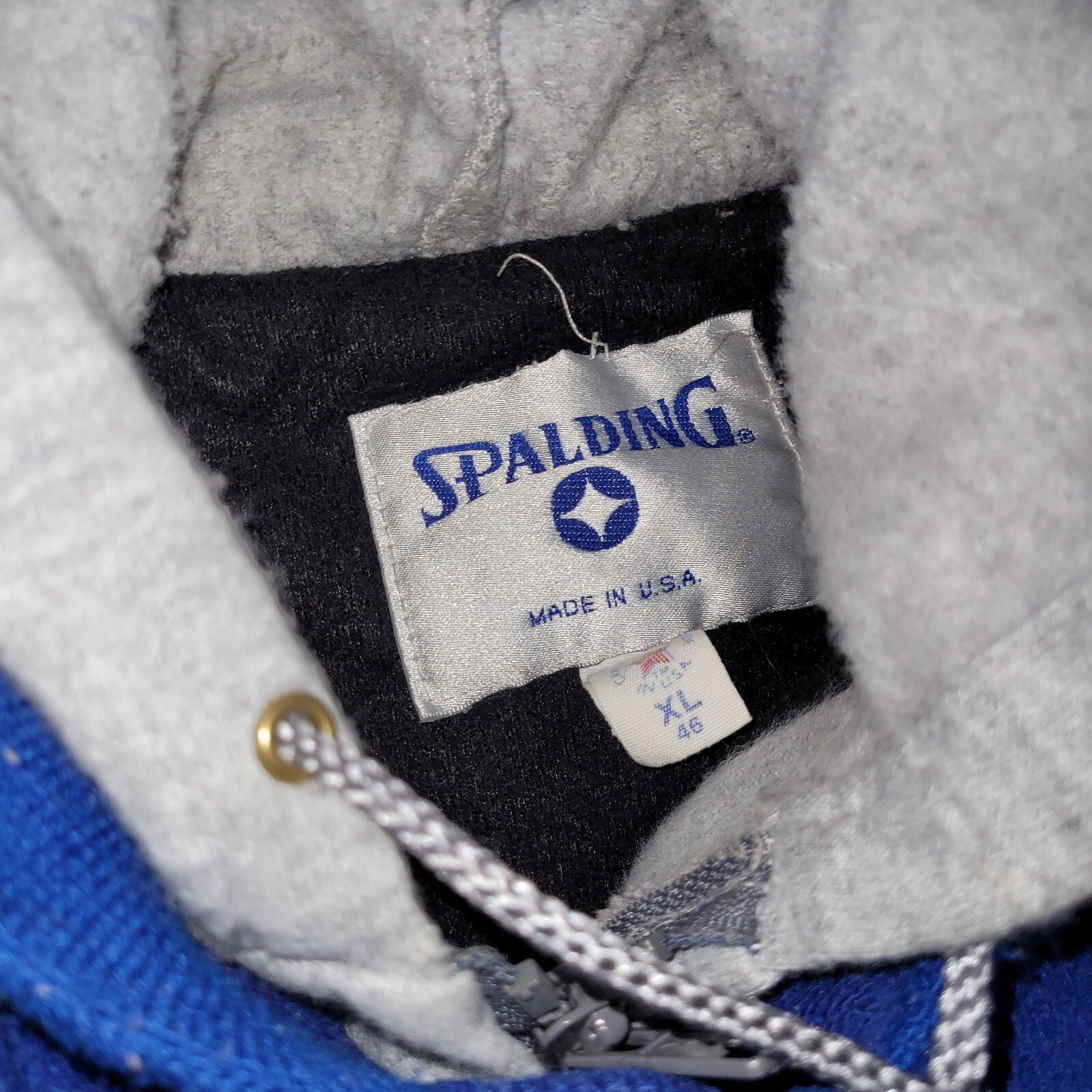 Vintage Spalding Mens Varsity Jacket Size XL (READ DE… Gem