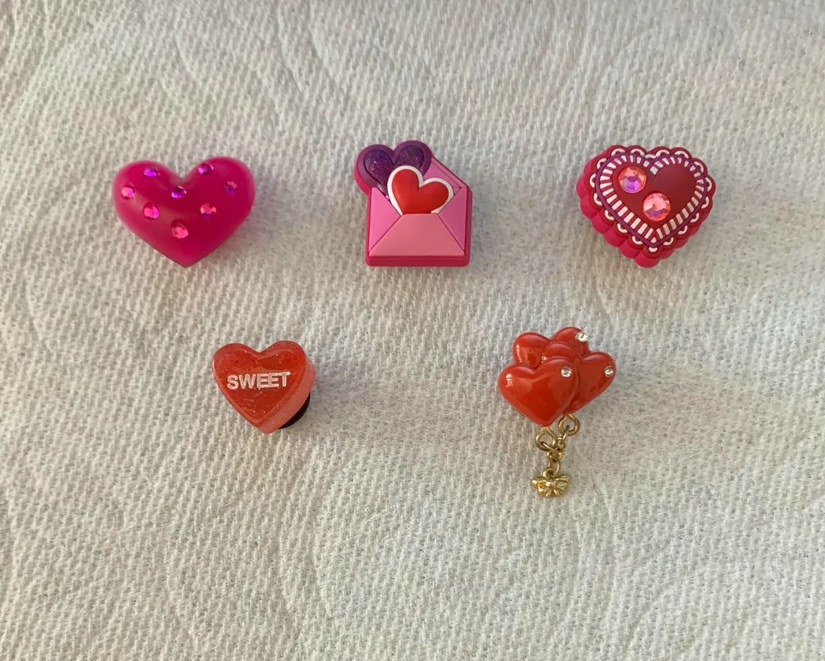 Valentines Day Croc Charms