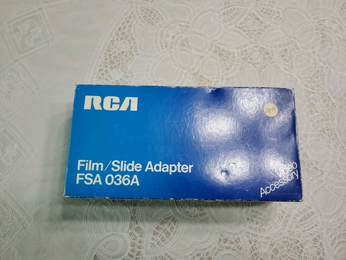 Película RCA / Adaptador de diapositivas / Convertidor FSA 036A Nueva caja abierta - Imagen 3 de 4