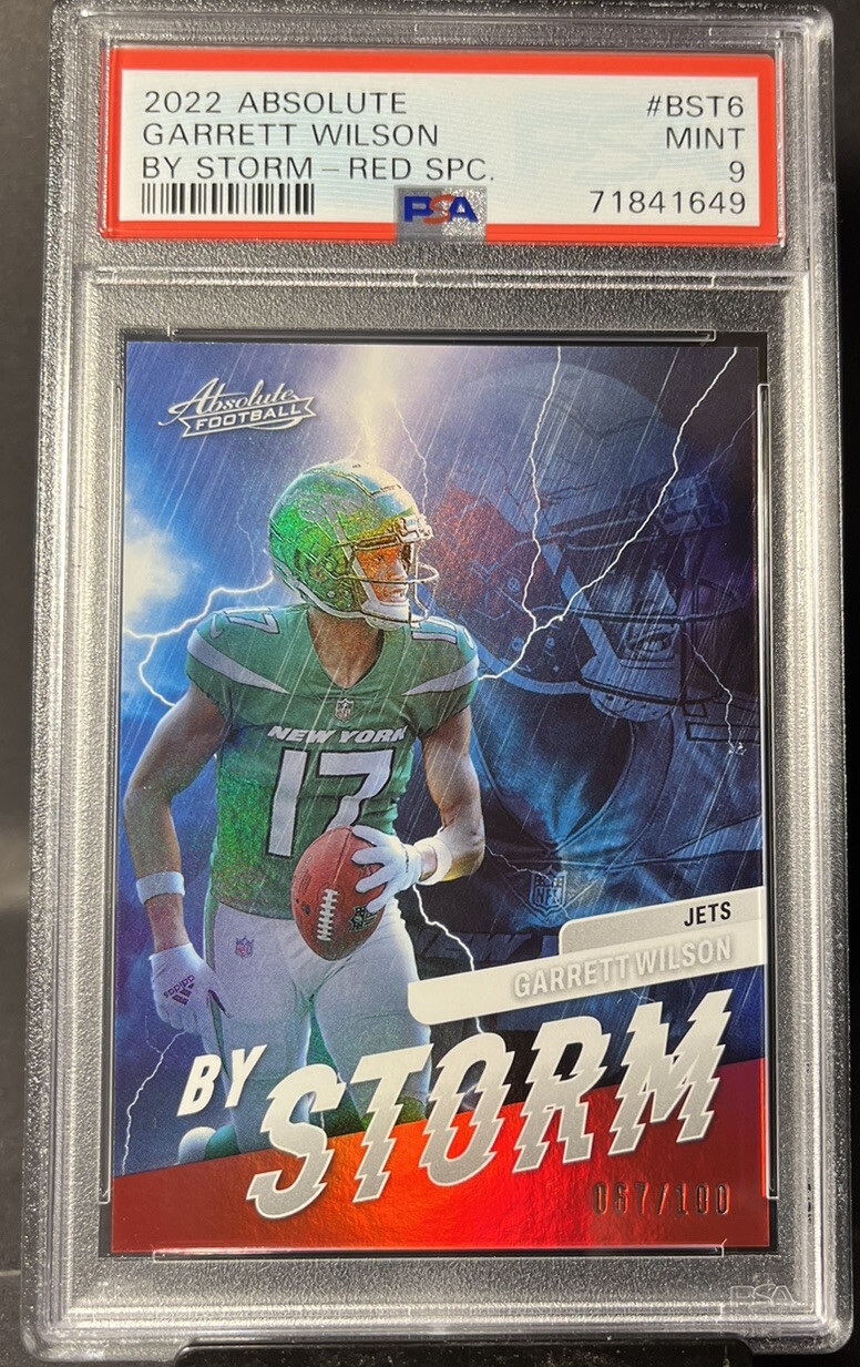 Garrett Wilson Panini Absolute By Storm #BST6 Red Spectrum