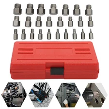 Stripped Bolt Extractor Impact Socket Set 25 PCS Damaged Bolt Remover Easy Out