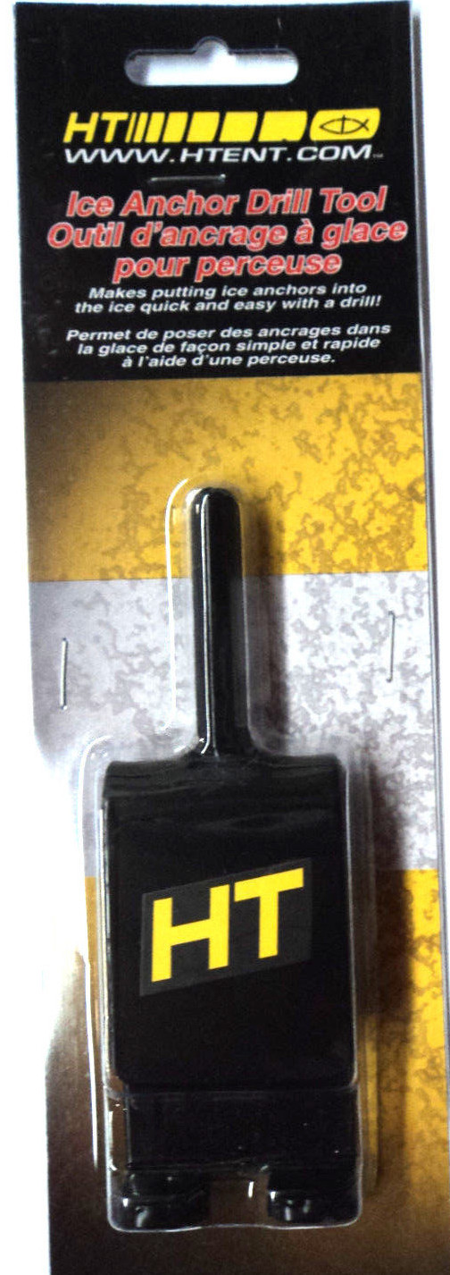 HT Ice Anchor Drill Tool, Attach to Drill & Put Anchors Into Ice