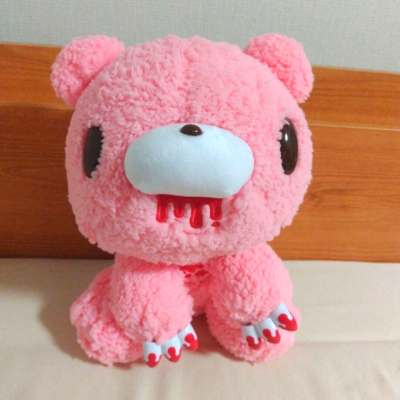 Chax GP Gloomy Plush Doll Fluffy Sheep Boa Pink Bear Taito Japan