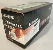Lexmark E460X11A Black Extra High Yield Toner Cartridge E460 Genuine New No Box