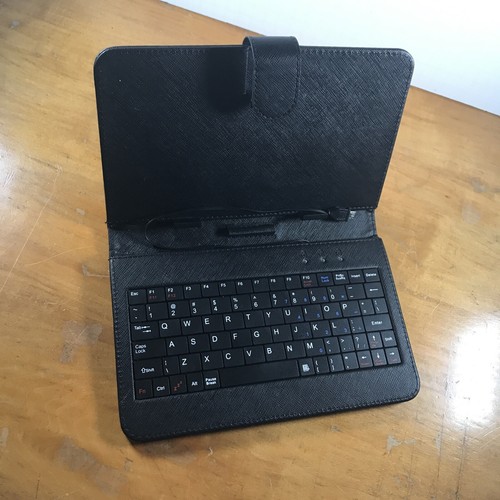Tablet Case Stand with USB Keyboard for 8.9 inch Android Tablets BLACK
