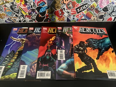 HERCULES: KOMPLETTE 5 HEFTE Marvel 2005 SERIE von Tieri & Texeira. 1,2,3,4,5