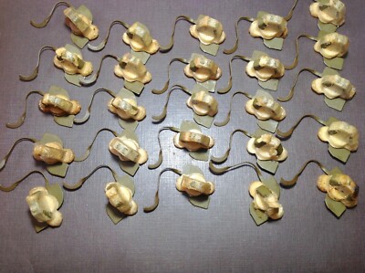 25 NOS fender door moulding clips sealer nuts 3/4 - 1 Pontiac Buick