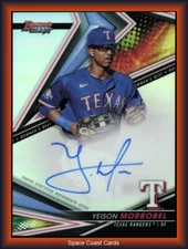 2022 Bowman's Best YEISON MORROBEL Best of 2022 AUTO RC #B22-YM Texas Rangers