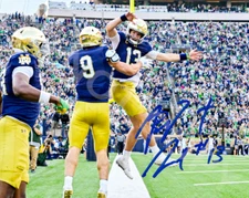 Riley Leonard Auto 8x10 Signed Notre Dame Fighting Irish Reprint Photo TD Celeb