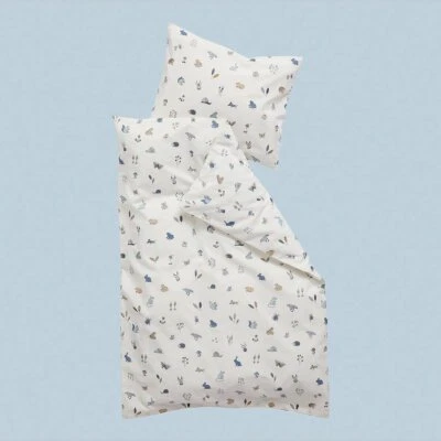 Leander Babybettwäsche Forest 70x100 - dusty blue für Leander, Linea, Luna- NEU