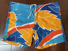 Vtg 80s Youth Original Jams Surf Line Hawaii Board Shorts Sz XL