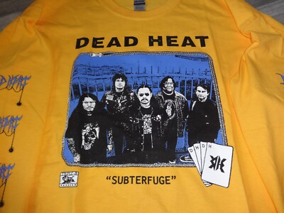 Dead Heat RaR Vintage LS Shirt Death Metal Thrash Metal Power Trip Slayer Havok