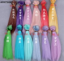 15cm 100cm Doll Wigs Hair For BJD/SD Doll Hair DIY Colorful Straight Hair Wigs