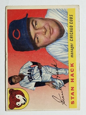 1955 Topps #6 Stan Hack MG RC (GOOD)