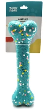 Zippy Paws Airtuff Bone M/L Easy Grip Floating Lightweight Dog Fetch Toy 10"