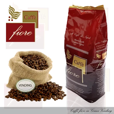 6 Kg. Caffè fiore in Grani Qualità VENDING miscela Robusta Caffè EXTRA CREMOSO