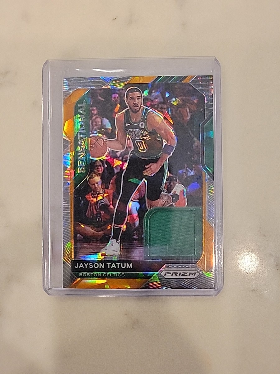 2020-21 Panini Prizm - Sensational Swatches Jayson Tatum #SSW-JTA
