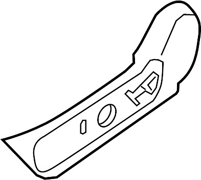 Nissan/INFINITI 87380-3YU6A Seat Trim Panel (Left, Front)