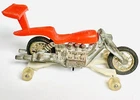 Hot Wheels Rrrumblers 1972 High Tailer Motorcycle with Track Guide USA Bike Read