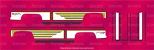 UNIVERSAL Water Slide Decals FOR HOT WHEELS '83 Chevy Silverado _TOUR HW _ 023