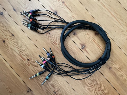 8fach Multicore Klinke - Klinke (unsymmetrisch) 3m