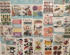 JOLEE'S BOUTIQUE Lot of 29 Dimensional Scrapbooking Stickers Assortment