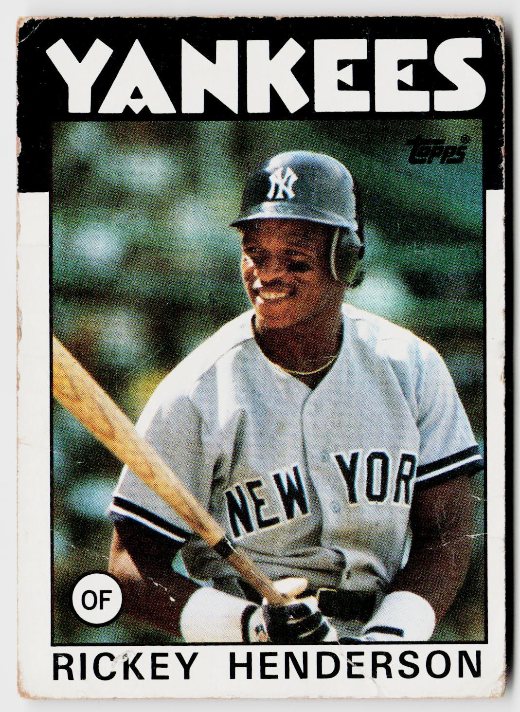 1986 Topps #500 Rickey Henderson