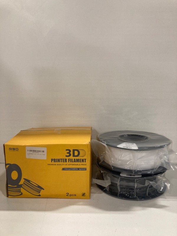 3D Printer Filament premium 2pcs black+white
