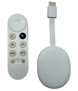Authentic Google Chromecast HD w/ Google TV (HD) Snow GA03131 US USED READ